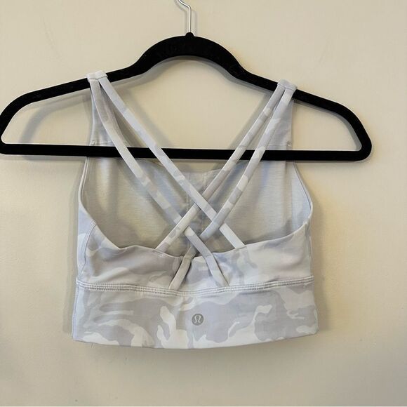 Lulu Energy Bra Long Line *Medium Support, B-D Cup-Incognito Camo Alpine - Picture 3 of 8